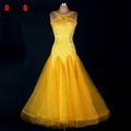 2017-New-Ballroom-Dance-Dress-For-Women-Strapless-Long-Sleeve-JazzWaltzTango-Dancing-Standard-Ballro-32778150477