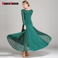 2017-New-Ballroom-Dance-Dress-For-Women-Strapless-Long-Sleeve-JazzWaltzTango-Dancing-Standard-Ballro-32778150477