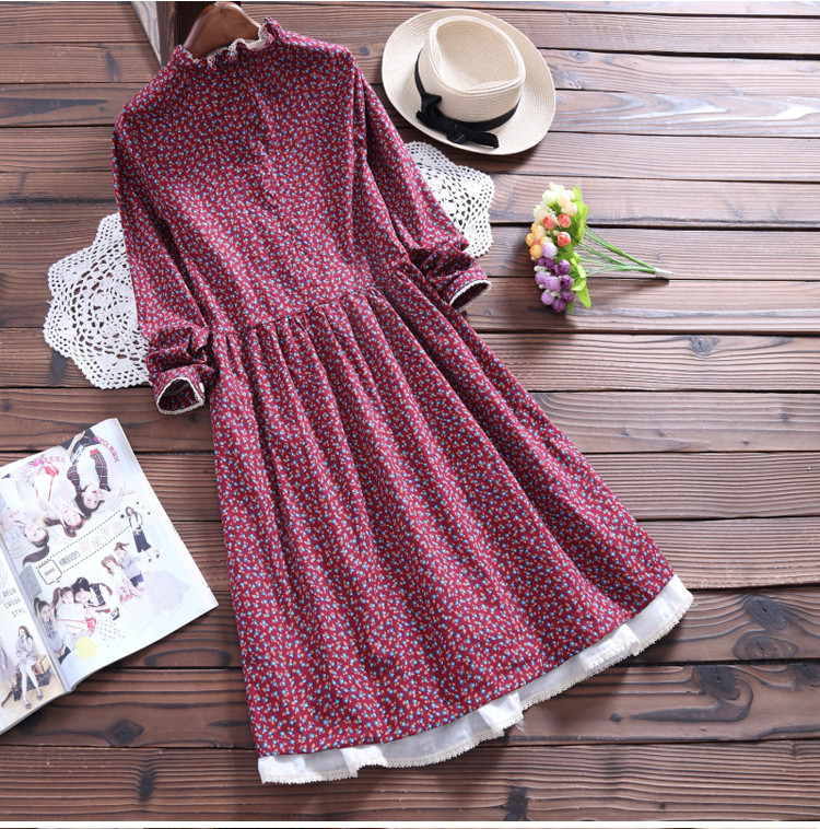 2017-New-Spring-Mori-Girl-Women-Dress-Ruffled-Collar-Floral-Print-Full-Sleeve-Vestidos-Cotton-And-Li-32781812150