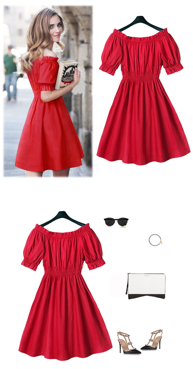 2017-New-Summer-Dress-lovely-Princess-Dress-Off-The-Shoulder-Red-Sexy-Party-Dresses-Puff-Sleeve-Robe-32677439787