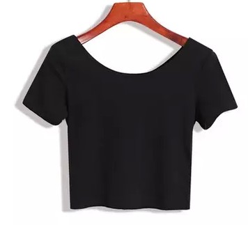 2017-New-Women-Best-Sell-U-neck-Sexy-Crop-Top-Ladies-Short-Sleeve-T-Shirt-Tee-Short-T-shirt-Basic-St-32689837046