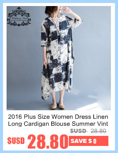 2017-Plus-Size-Women-Dress-Linen-Long-Cardigan-Blouse-Summer-Vintage-O-Neck-Pattern-Print-Female-Big-32651748338