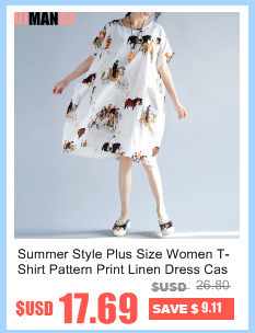 2017-Plus-Size-Women-Dress-Linen-Long-Cardigan-Blouse-Summer-Vintage-O-Neck-Pattern-Print-Female-Big-32651748338