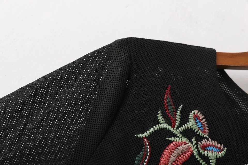 2017-Spring--Evening-Party-Women-Floral-Embroidery-Dresses-O-Neck-Long-Sleeve-Black-Sundress-Brand-v-32777369520