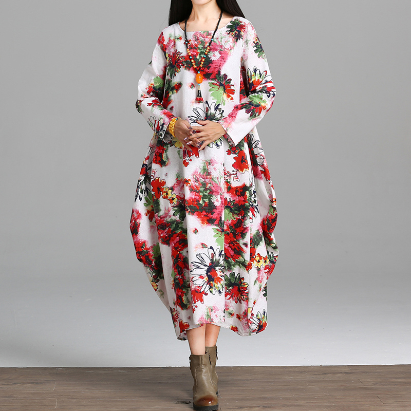 2017-Spring-And-Autumn-Female-National-Trend-Plus-Size-Clothing-Fluid-Print-Long-sleeve-Dress-Comfor-32792996648