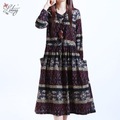 2017-Spring-New-Women-Fashion-Folk-Style-Long-sleeved-Stand-Collar-Cotton-and-Linen-Printed-Dress-Vi-32638172051