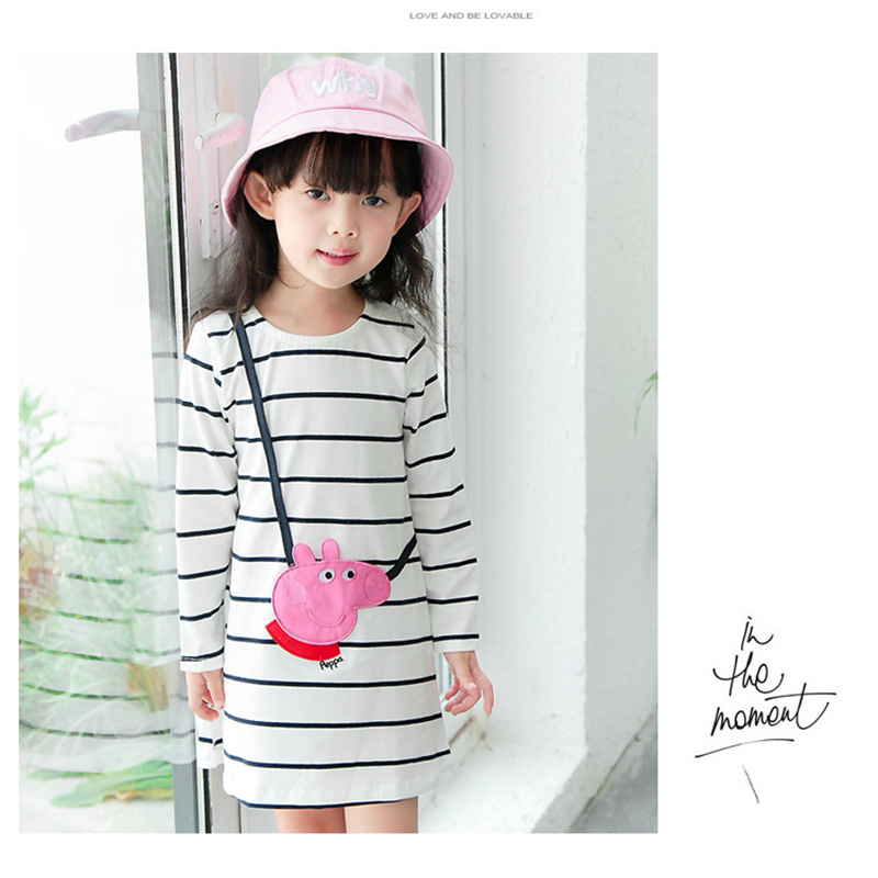 2017-Spring-Summer-Cartoon-Pink-Pig-Baby-Girl-Dress-Long-Sleeve-Striped-Kids-Dresses-Cotton-Children-32676730677