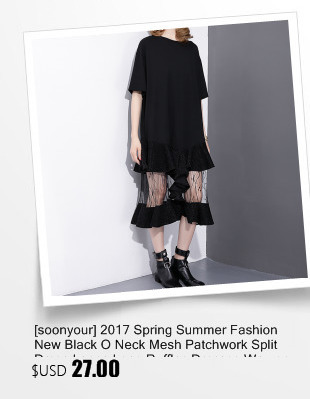 2017-Spring-Summer-Fashion-New-Black-Grey-Solid-Color-O-Neck-Dress-Loose-Cascading-Ruffles-Dresses-B-32801452725
