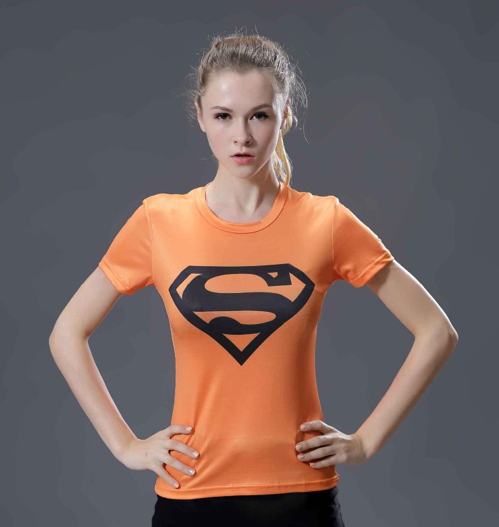 2017-Summer-Fashion-Women39s-Short-sleeves-T-Shirt-3D-Print-Superman-Batman-Series-Slim-Sweat-quickl-32797964351