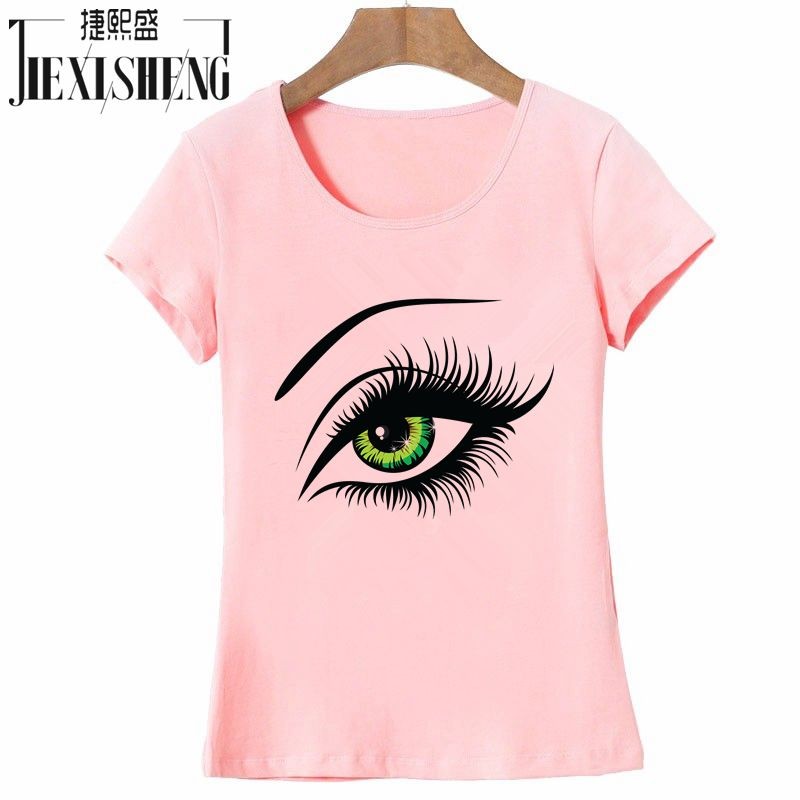 2017-Summer-T-shirt-Women-Tops-Tees-Short-Sleeve-Cotton-Big-Eyes-Print-Tshirt-Funny-T-shirt-Woman-Cl-32773207242