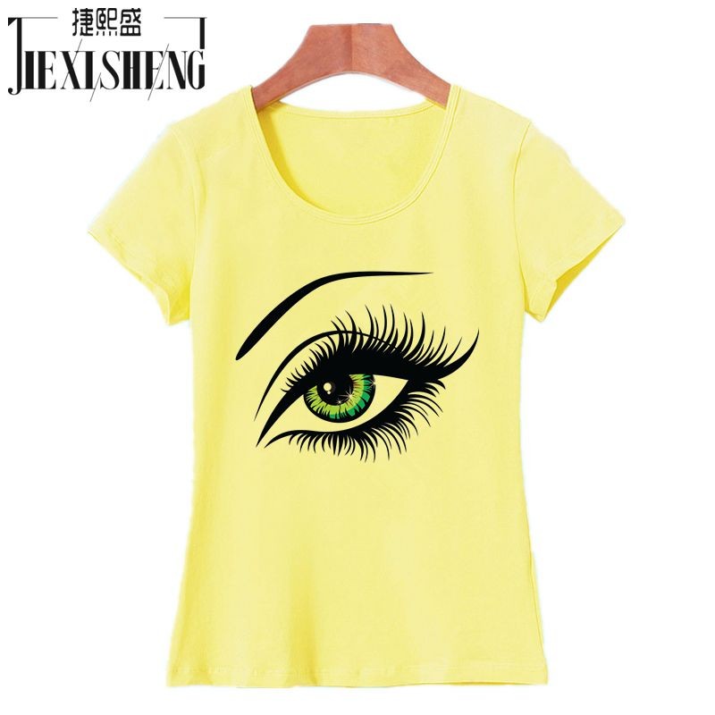 2017-Summer-T-shirt-Women-Tops-Tees-Short-Sleeve-Cotton-Big-Eyes-Print-Tshirt-Funny-T-shirt-Woman-Cl-32773207242