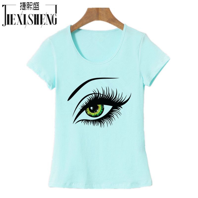 2017-Summer-T-shirt-Women-Tops-Tees-Short-Sleeve-Cotton-Big-Eyes-Print-Tshirt-Funny-T-shirt-Woman-Cl-32773207242