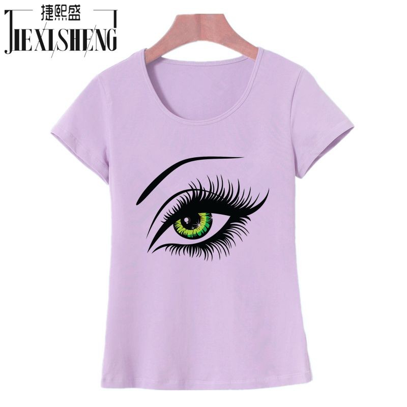 2017-Summer-T-shirt-Women-Tops-Tees-Short-Sleeve-Cotton-Big-Eyes-Print-Tshirt-Funny-T-shirt-Woman-Cl-32773207242