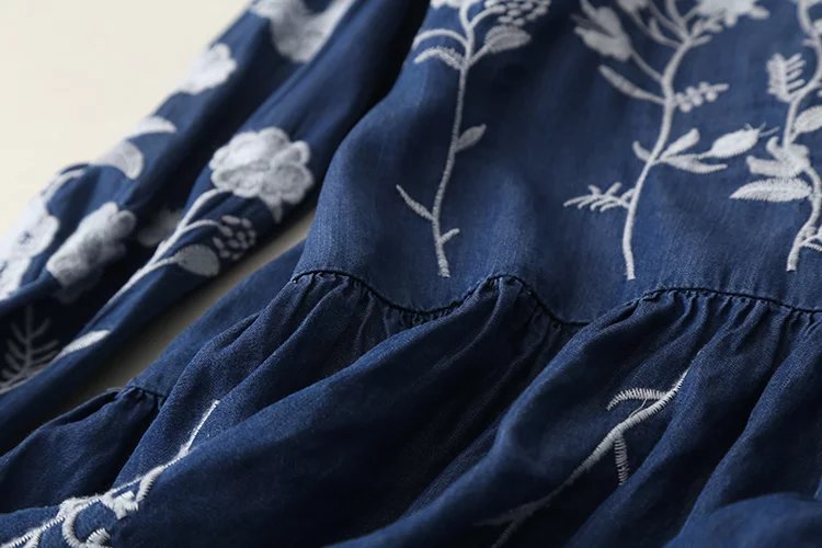 2017-Women-Floral-Embroidered-Tencel-Denim-Dress-O-Neck-Long-Sleeve-Casual-Summer-Dress-brand-vestid-32794676950
