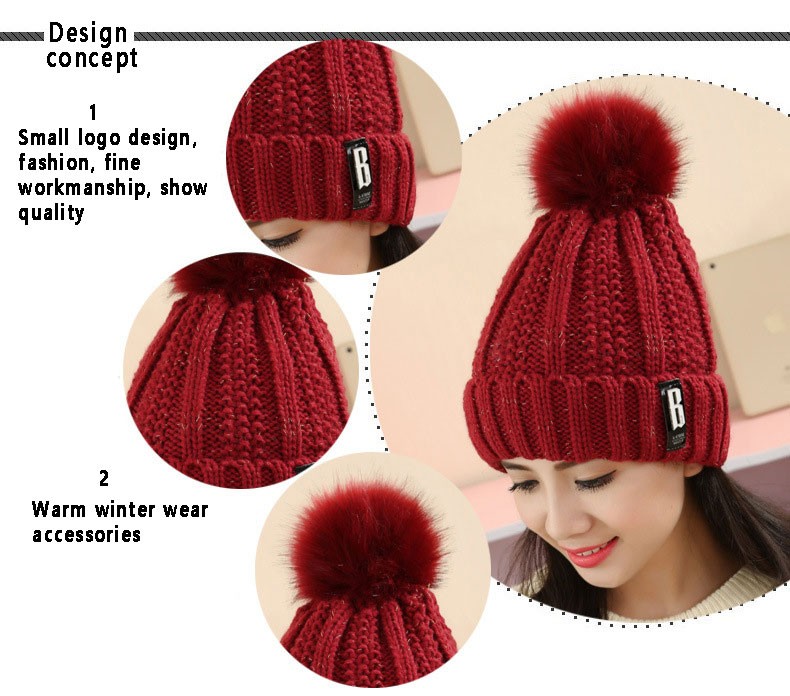 2017-women-hat-the-hundreds-Brand-New-High-Quality-women-winter-mink-The-Ball-ski-rabbit-fur-hat-pom-32733120557