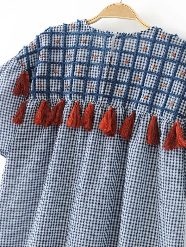 2017-women-vintage-hand-made-tassel-stitching-plaid-mini-dres-elegant-vestidos-casual-slim-brand-sho-32802066350
