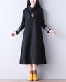 2018-Ethnic-Women-Maxi-Long-Dress-Turtleneck-Black-Wine-Red-Vintage-Dress-With-Long-Sleeve-Embroider-32716293716