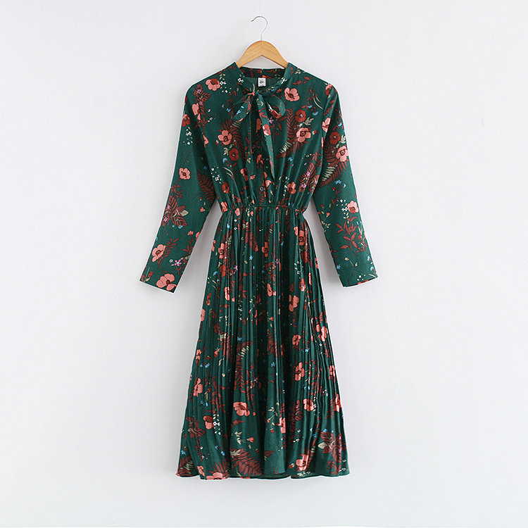 2018-Japanese-Chiffon-Green-Tunic-Mori-Girl-Long-Dress-Women-Floral-Pleated-Plus-Size-Maxi-Party-Dre-32762469694