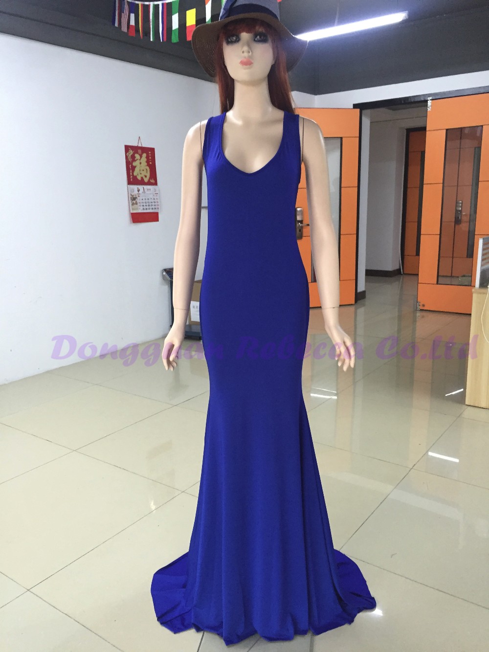 2018-New-Arrival-Dubai-Europe-Mermaid-Dress-Royal-Prom-Long-Dress-V-Neck-Floor-Length-Women-Red-Gown-32578984545