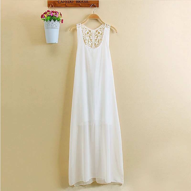 2018-Summer-Style-Elegant-Women-Long-Beach-Dresses-O-Neck-Casual-White-Solid-Lace-Maxi-Dress-Vestido-32680316202