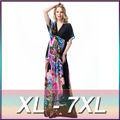 2018-Vintage-Classic-Summer-Wommen-Ball-Gown-Retro-Dress-V-Neck-Short-Sleeve-Patchwork-Dot-Cardigan--32696240161