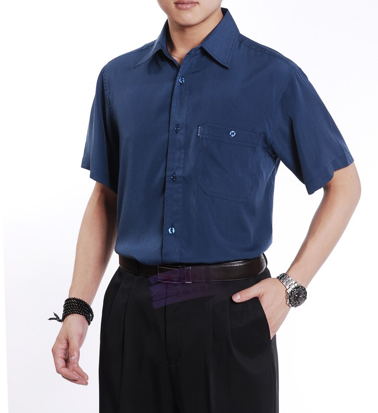 2018-summer-casual-shirt-short-sleeve-shirt-quinquagenarian-thin--shirt-men-slim-fit-shirts-M-L-XL-X-828504209