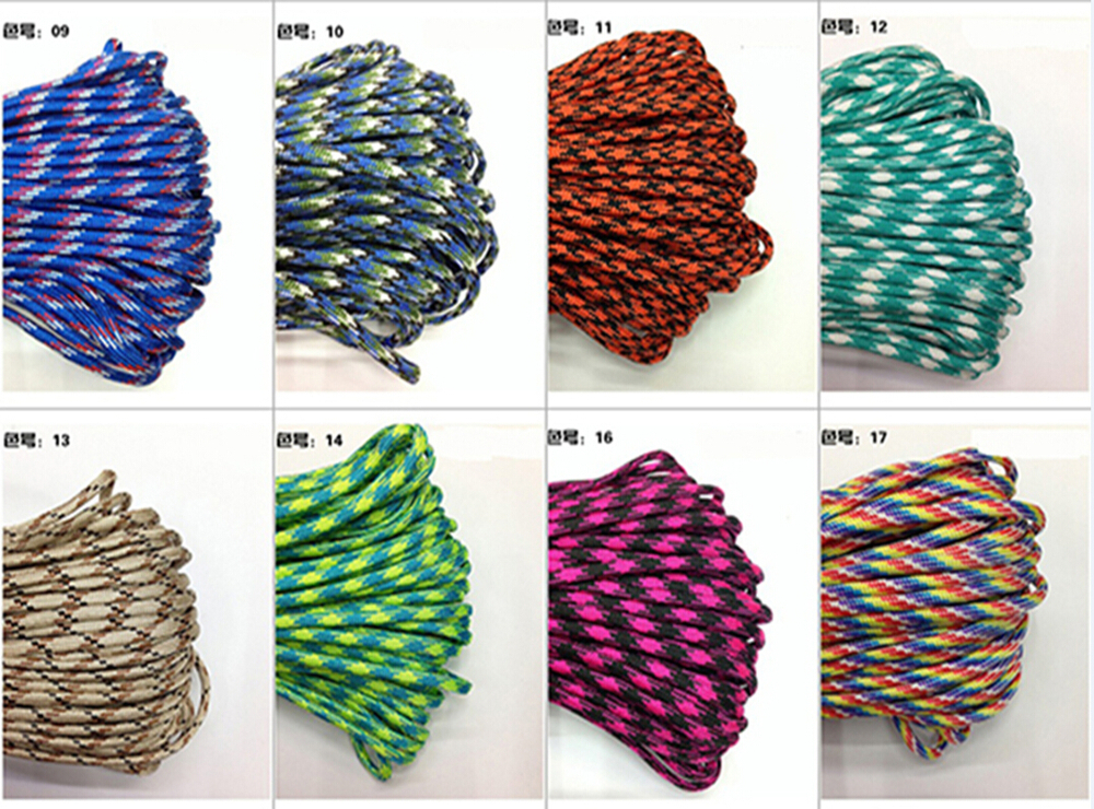 33FT10M-Paracord-Parachute-Cord-Lanyard-Rope-Mil-Spec-Type-III-7-Strand-Climbing-Camping-survival-eq-32428272051