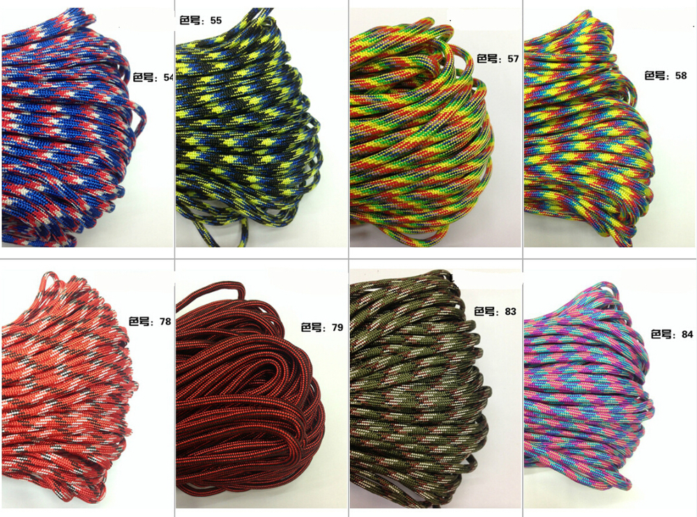 33FT10M-Paracord-Parachute-Cord-Lanyard-Rope-Mil-Spec-Type-III-7-Strand-Climbing-Camping-survival-eq-32428272051