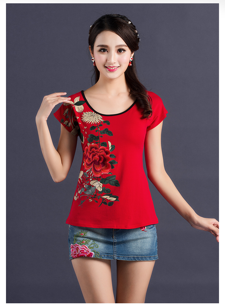 5-Colors-Plus-size-M-5XL-4XL-Women-Tshirt-short-sleeve-O-neck-floral-embroidery-cotton-T-shirt--fema-32796471938