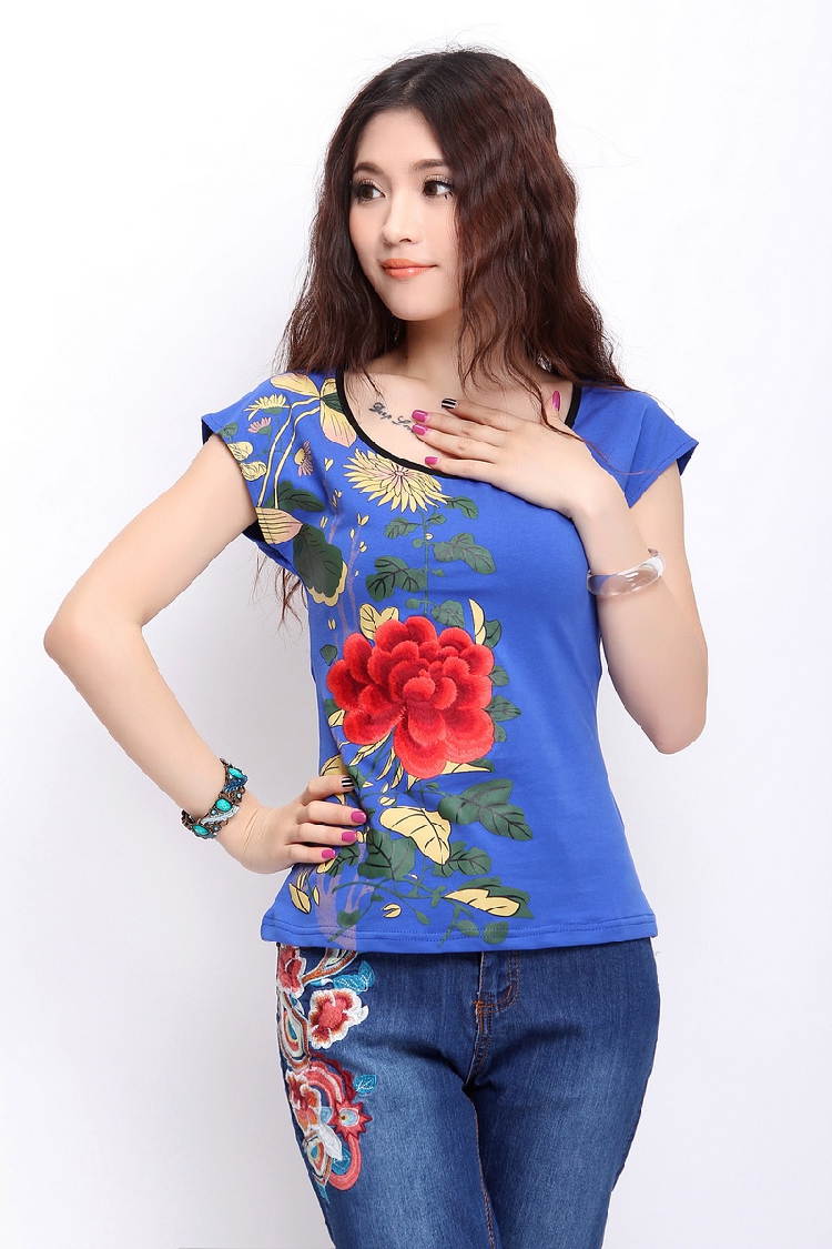 5-Colors-Plus-size-M-5XL-4XL-Women-Tshirt-short-sleeve-O-neck-floral-embroidery-cotton-T-shirt--fema-32796471938