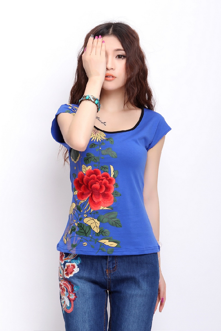5-Colors-Plus-size-M-5XL-4XL-Women-Tshirt-short-sleeve-O-neck-floral-embroidery-cotton-T-shirt--fema-32796471938