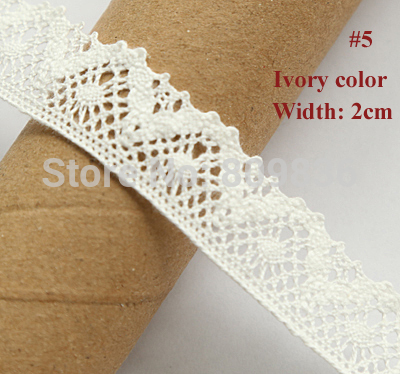 5yardslot-Good-quality-cotton-lace-for-garment-Lace-trim-Sewing-accessories-Scrapbooking-lace-Embell-32380373653