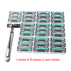 8-pcsset-5-Layers-Razor-Blades-Standard--RUampEuro-Trimmer-Classical-Safty-Blade-Shaving-Razor-For-M-32510404895
