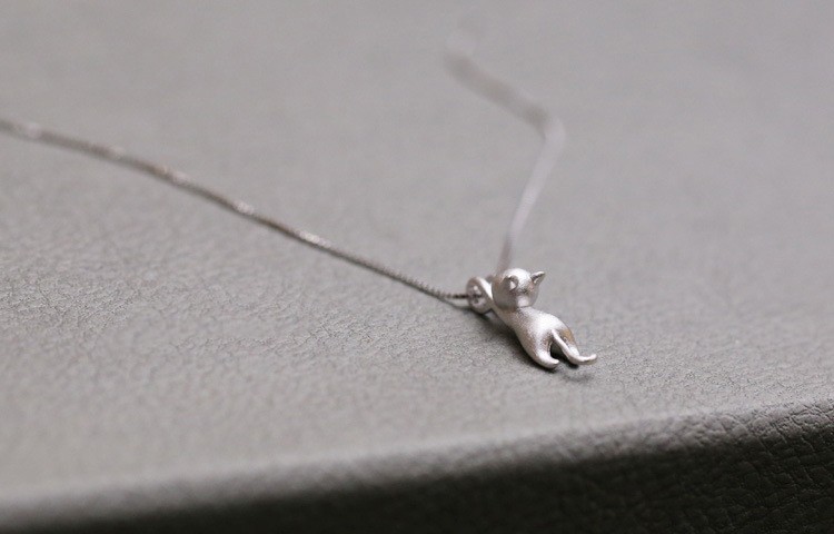 925-Sterling-Silver-Necklaces-Cats-PendantsampNecklaces-Pure-Sterling-Silver-925-Kitty-Necklace-Jewe-32376546061