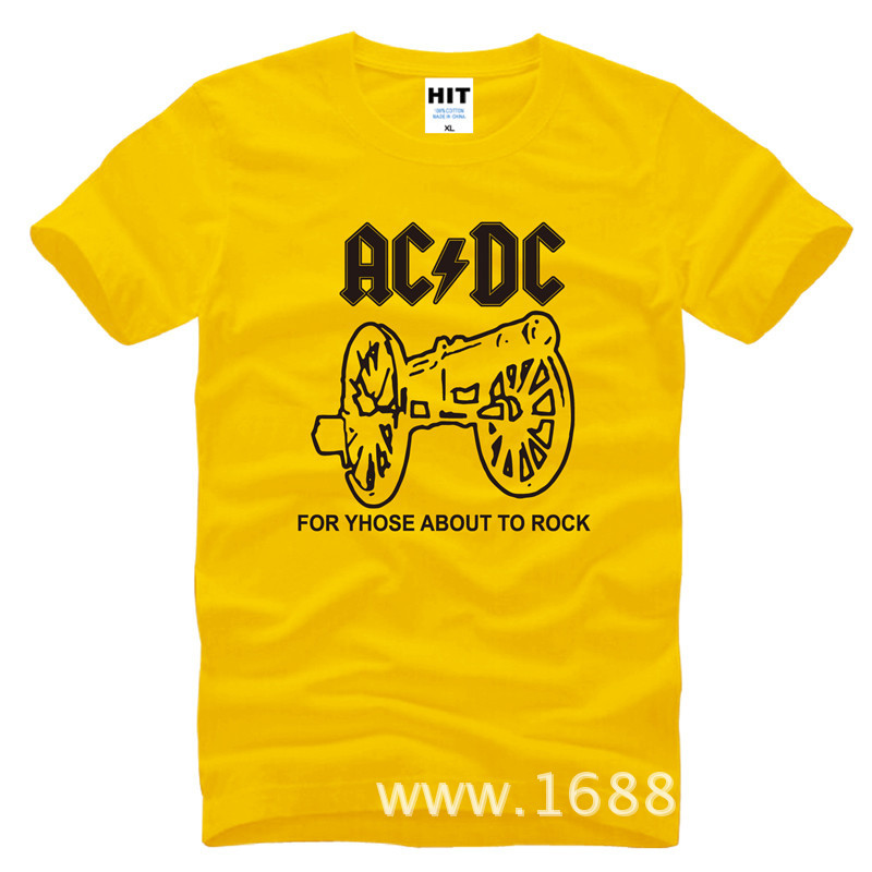 AC-DC-For-Those-About-To-Rock-Men39s-T-Shirt-T-Shirt-For-Men-2015-New-Short-Sleeve-Cotton-Casual-Top-32509014680