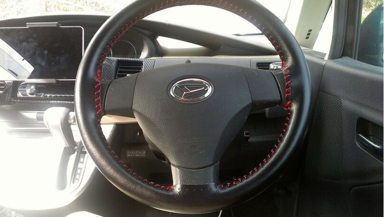 AULLY-PARK-Car-Steering-Wheel-Cover-DIY-Genuine-Leather-Cowhide-Braid-With-Needles-Thread-Car-Stylin-2047619488
