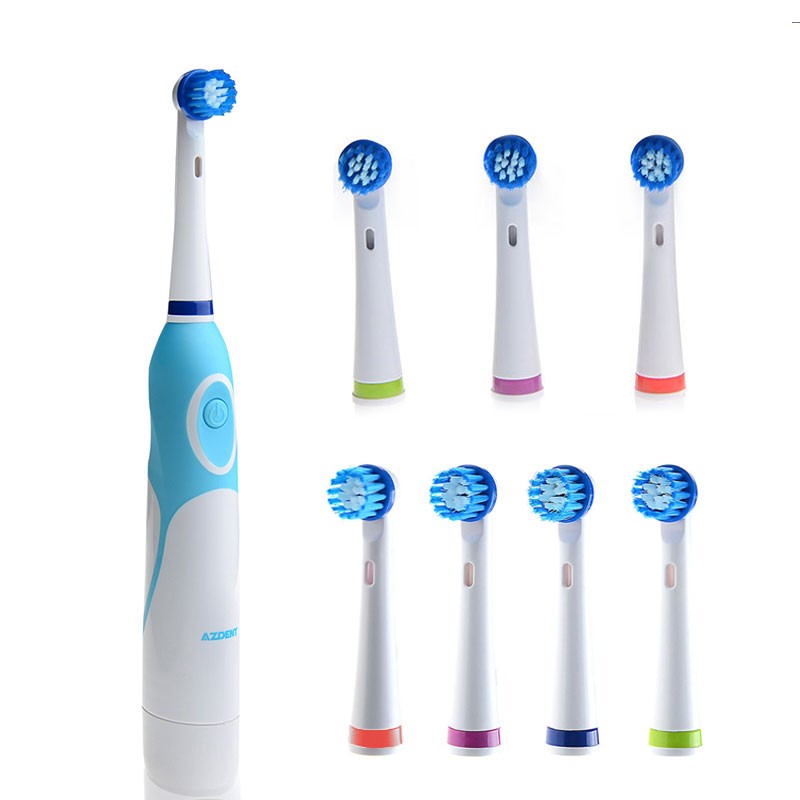 AZdent-Hot-Sell-Battery-Operated-Electric-Toothbrush-with-4-Brush-Heads-and-4-another-brushes-head-O-32367123096