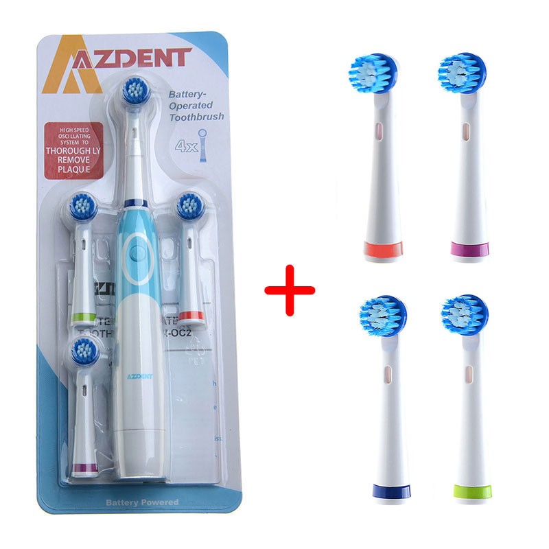 AZdent-Hot-Sell-Battery-Operated-Electric-Toothbrush-with-4-Brush-Heads-and-4-another-brushes-head-O-32367123096