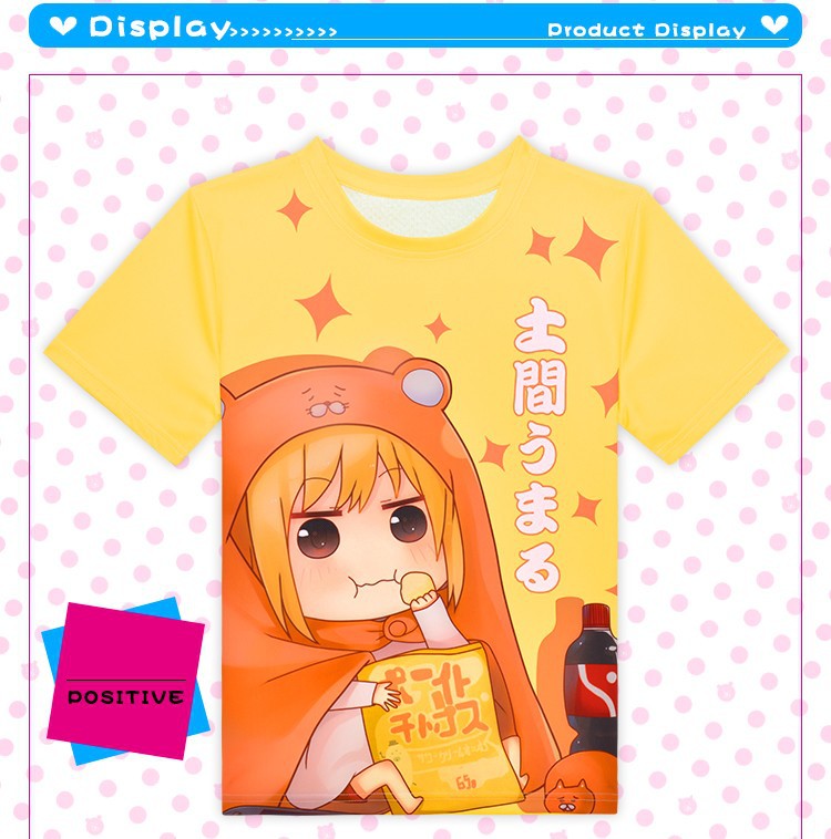 Anime-Himouto-Umaru-Chan-T-shirt-Kawaii-Polyester-T-Shirt-Summer-Active-Animation-Men-Women-Clothing-32742091493
