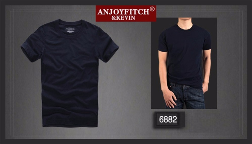 Anjoyfitchampkevin-af-t-shirt-100-cotton-solid-O-Neck-short-sleeve-32693743519