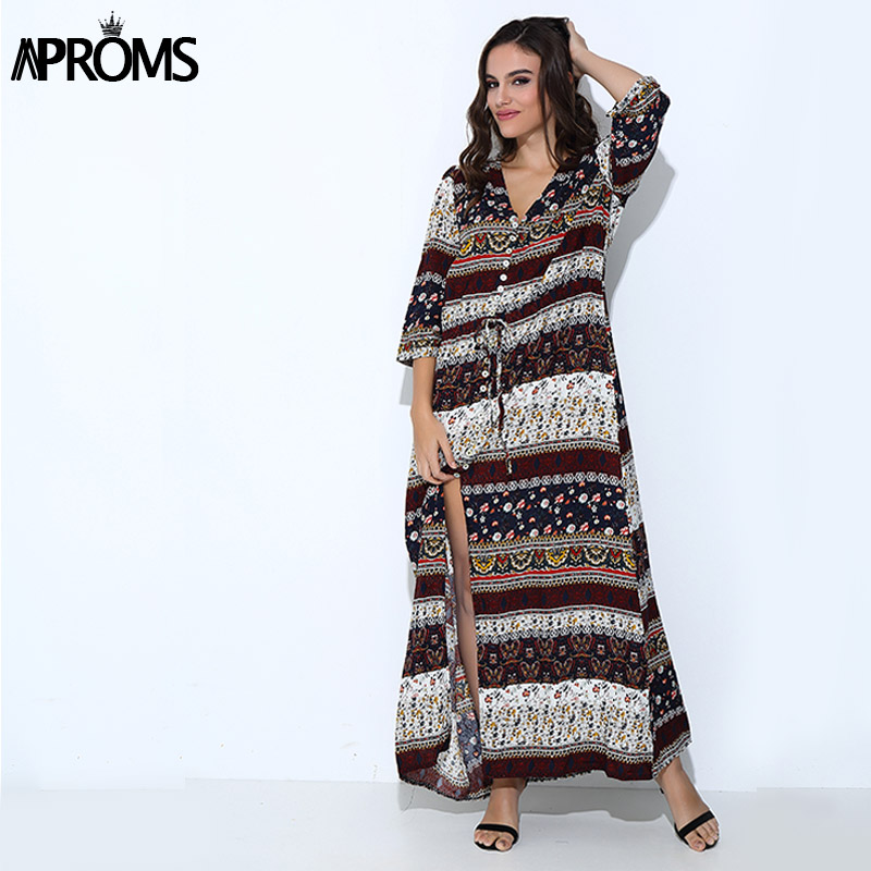 Aproms-Sexy-Split-Boho-Paisley-Print-Dress-Women-Vintage-Strappy-Maxi-Dress-Autumn-Causal-Button-Bea-32773367450