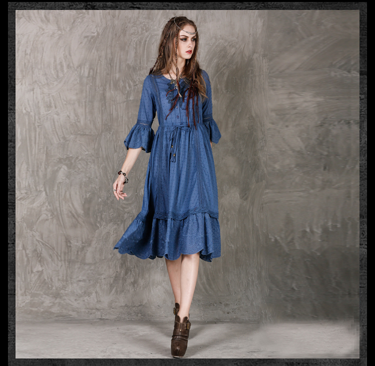 Autumn-Dress-2017-Yuzimay-Boho-New-Cotton-Dresses-O-Neck-Ruffles-Hem-Embroidery-High-Waist-Belted-Sw-32719078231