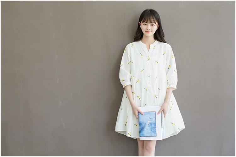Autumn-Dress-White-Color-Embroidery-Flower-Plus-Size-Women-Dress-V-Neck-Cotton-Lolita-Dress-vestido--32646978913