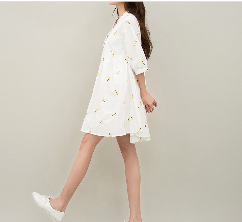 Autumn-Dress-White-Color-Embroidery-Flower-Plus-Size-Women-Dress-V-Neck-Cotton-Lolita-Dress-vestido--32646978913