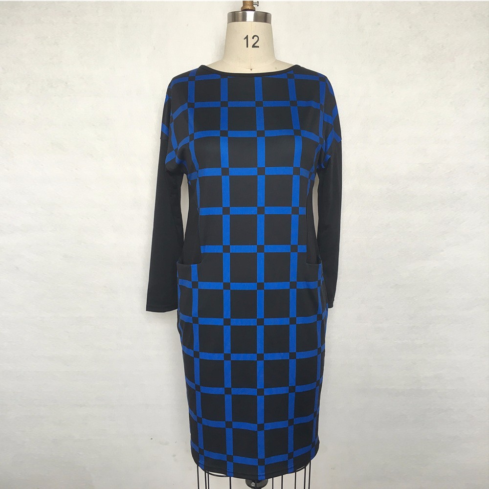 Autumn-Winter-Dress-Women-Plaid-Patchwork-Color-Block-Long-Sleeve-Plus-Size-6XL-Dress-Elegant-Shift--32759805004