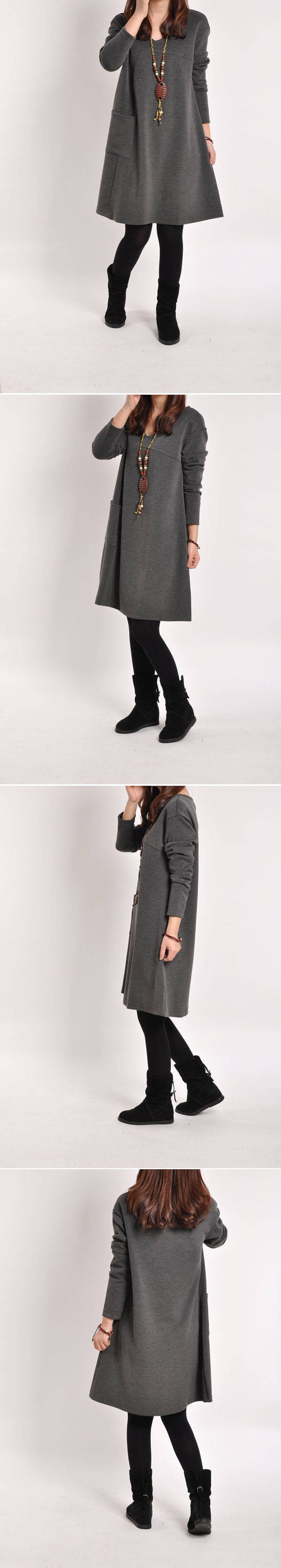 Autumn-Winter-Fashion-Korean-Style-Women-Casual-Dress-Long-Sleeve-With-Pockets-Big-Size-Bottom-Dress-32323944299