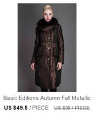 BASIC-EDITIONS-Winter-Slim-Mid-Length-Brown-Spliced-Cotton-Coat-Zippers-Free-Shipping---JQM08026-32224959237