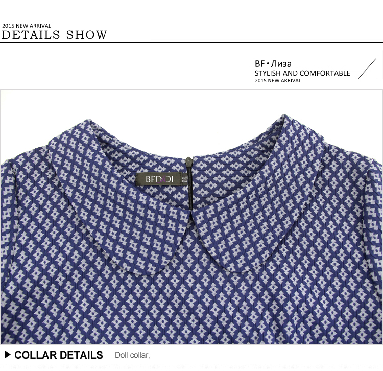 BFDADI-2016-New-Arrival-Spring-Fashion-Vintage-Pattern-Women39s-Hot-Casual-doll-collar-jacquard-fabr-32574119571