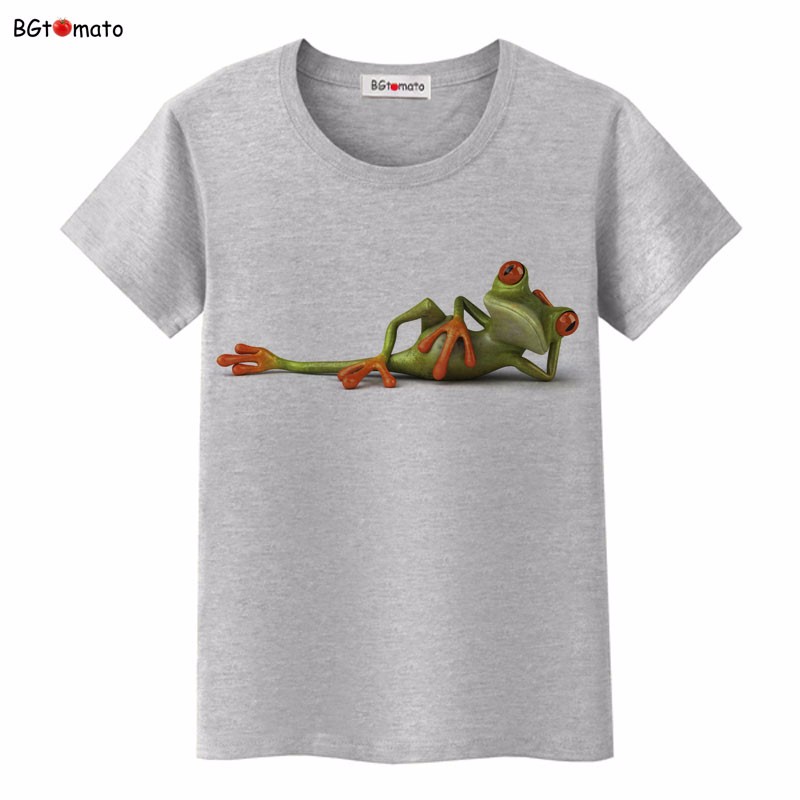 BGtomato-New-Naughty-Frog-3D-T-shirt-women-originality-lovely-cartoon-3D-shirts-Hot-sale-Brand-good--32404708469
