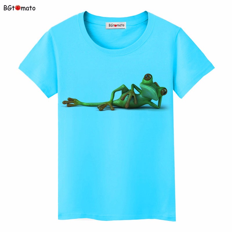 BGtomato-New-Naughty-Frog-3D-T-shirt-women-originality-lovely-cartoon-3D-shirts-Hot-sale-Brand-good--32404708469